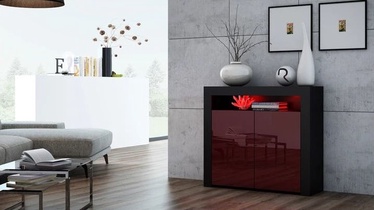 Pro Meble Milano PKC 2D With Light Black/Red
