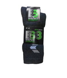 Zeķes Bisoks Sport 11011K Black, 43-46, 3 gab.