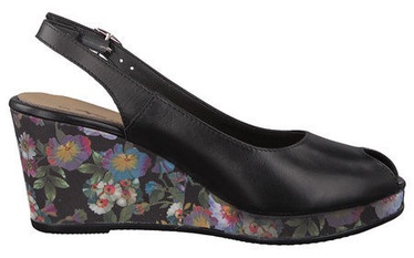Basutės, Tamaris Giove Sandal 1-1-29313-20, Black Lea Flower, 37