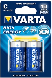 Varta High Energy Alkaline Batteries 2x C
