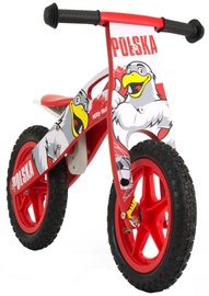 Vaikiškas dviratis Milly Mally KING Wooden Balance Bike Poland 2329