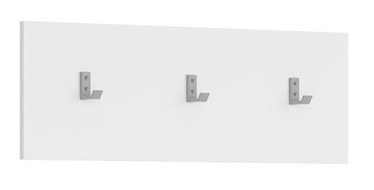 Black Red White Nepo Coat Rack 70x25cm White