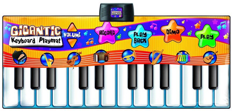 Klaver Gigantic Musical Keyboard Playmat, 74x18cm, SLW-928