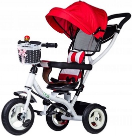 Triratukas EcoToys Three-wheeled Bike Red-White
