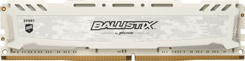 Operatyvioji atmintis (RAM) Crucial Ballistix Sport LT White, DDR4, 8 GB, 3000 MHz