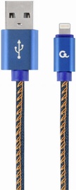 Gembird USB To Lightning Premium Denim Blue 1m