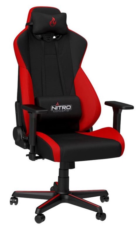Žaidimų kėdė Nitro Concepts S300, juoda/raudona
