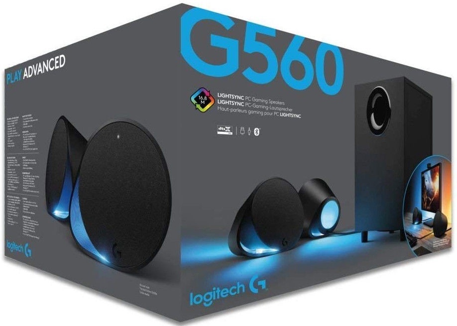 logitech g560 lightsync pc gaming 2.1 speakers