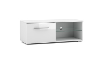 TV galds Vivaldi Meble Moon 2, balta, 1000x400x360 mm
