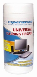 Чистящие салфетки Esperanza ES105 Universal Cleaning Tissues 100 pcs