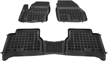 Gumijas automašīnas paklājs REZAW-PLAST Ford Transit Connect II 2013, 3 gab.