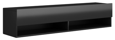 ТВ стол Vivaldi Meble Derby 140, черный, 1400 мм x 328 мм x 300 мм
