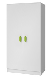 Idzczak Meblee Smyk 06 2D Wardrobe White/Green
