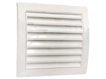Ventilācijas reste Europlast 148X153/100mm, balta