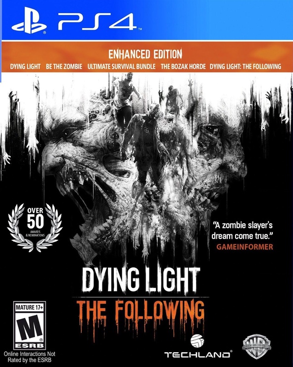 Игра для PlayStation 4 (PS4) WB Games Dying Light: The Following Enhanced Edition