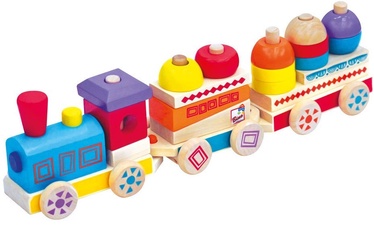 Bino Train Set With Blocks 43cm