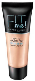 Kreminė pudra Maybelline Fit Me Matte + Poreless 220 Natural Beige, 30 ml