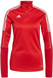 Джемпер, для женщин Adidas, красный, M