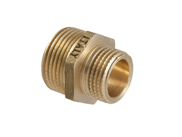 Система трубопровода TDM Brass 112S, 1/4 дюйма - внешняя резьба / 1/2 дюйма - внешняя резьба, 1/2" x 1/4"