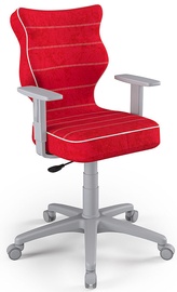 Bērnu krēsls Duo Size 6 VS09, sarkana/pelēka, 40 cm x 104.5 cm