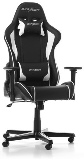 Игровое кресло DXRacer Formula, белый/черный