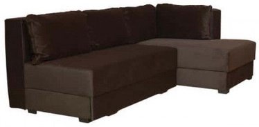 Bodzio Corner Sofa Judyta Velor Right Brown