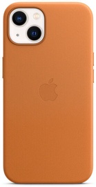 Чехол для телефона Apple Leather Case with MagSafe, Apple iPhone 13, коричневый