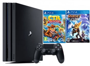 Игровая консоль Sony PlayStation 4 Slim, Ethernet LAN (RJ-45) / 3.5 mm (AUX) / Wi-Fi / Wi-Fi Direct / Audio Out / Bluetooth 2.1, 1 TB