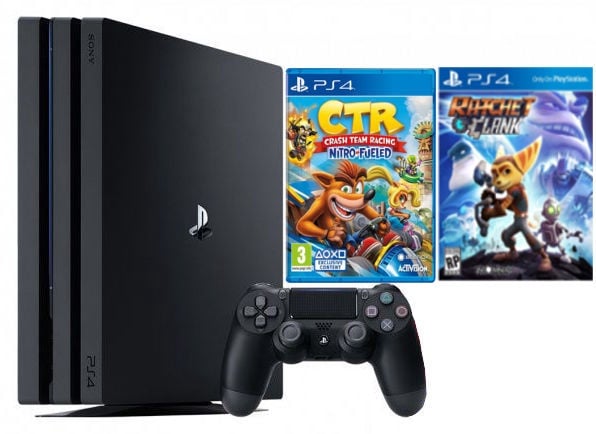 Spēļu konsole Sony PlayStation 4 Slim, Ethernet LAN (RJ-45) / 3.5 mm (AUX) / Wi-Fi / Wi-Fi Direct / Audio Out / Bluetooth 2.1, 1 TB