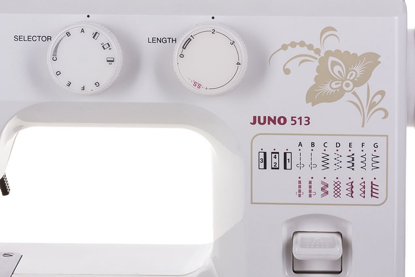 Швейная машина Janome Juno 513, электомеханическая швейная машина