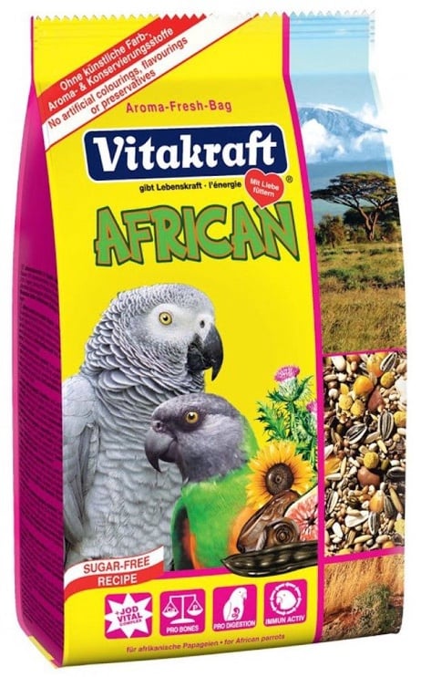 Sausa pārtika Vitakraft African Parrot Food 750g