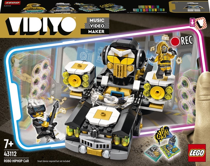 Konstruktors LEGO VIDIYO Robo HipHop Car 43112, 387 gab.