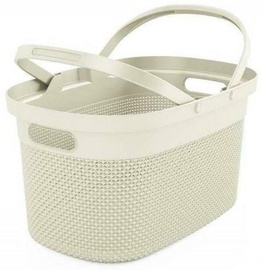 KIS Filo Shopping Basket 45.5x30x24cm Ivory