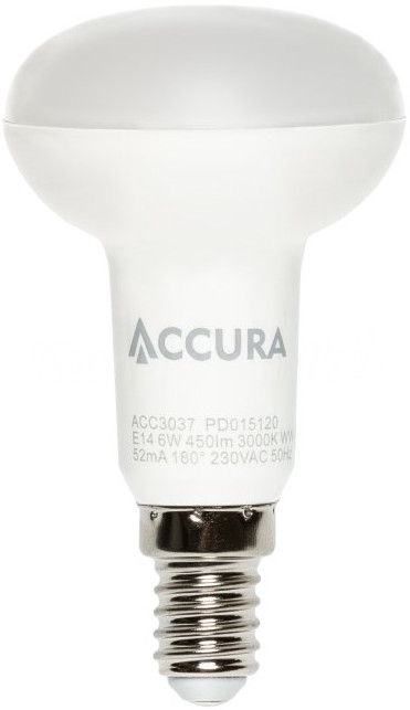 Lemputė Accura LED, E14, 4 W, 300 lm