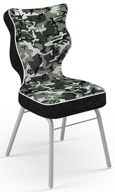 Детский стул Entelo Solo Size 4 ST33, черный/серый, 340 мм x 775 мм
