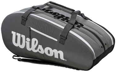 Wilson Super Tour 3 Compartment Bag Grey/Black