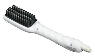 Ikoo E-Styler Straightener Brush Platinum White