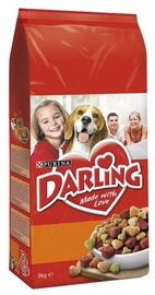 Сухой корм для собак Darling Purina, мясо, 3 кг