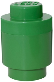 LEGO Storage Brick 1 Round Dark Green