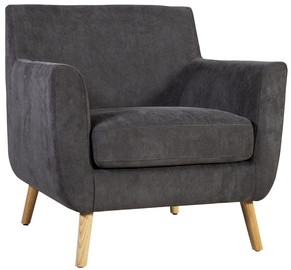 Home4you Armchair Sandra Charcoal Gray 21544