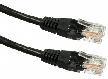 TB Cat. 6 RJ-45 To RJ-45 Cable Black 0.5m