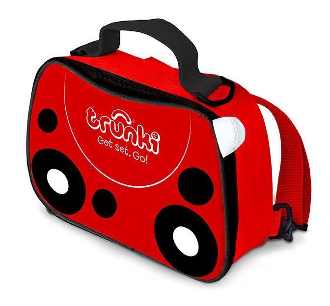 Termo soma Trunki Ladybird Harley, 3.5 l, 27 cm x 19.5 cm, melna/sarkana