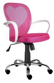 Biroja krēsls Signal Meble Rotary Daisy Pink