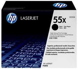 Tonerių kasetė HP LaserJet No.55X CE255X, juoda