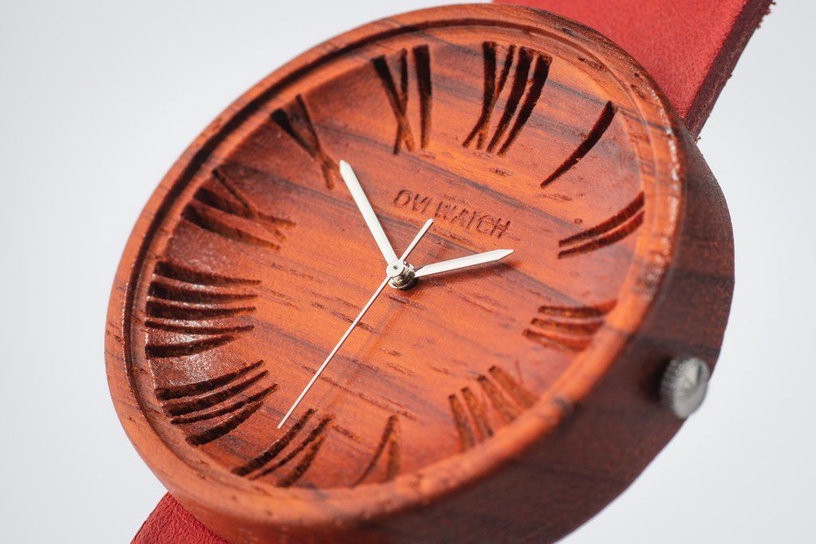 Sieviešu pulkstenis OVi Watch Almon Wooden Watch