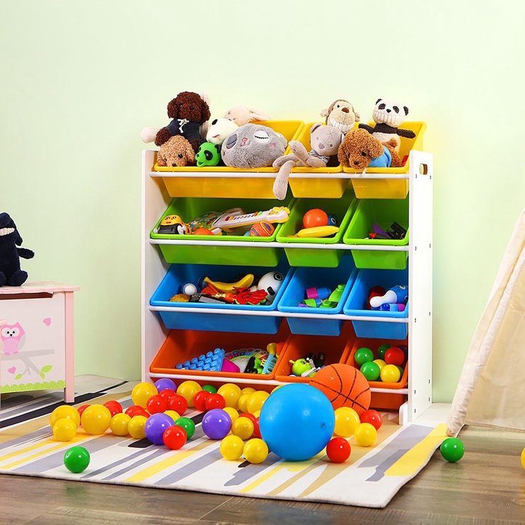 Стеллаж Songmics Kid's Toy Storage Unit, 29.5 см x 86 см x 86 см