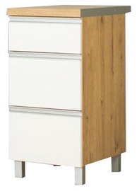 Alumine köögikapp Bodzio Monia 40 White/Brown, 400x520x860 mm