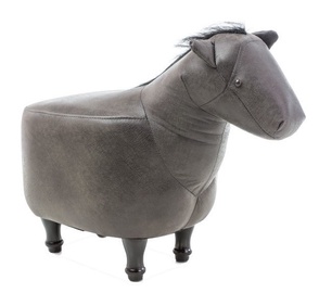 Pufas Signal Meble Konrad Grey, 65x34x35 cm