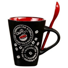 Krūze su šaukšteliu coffee 280ml