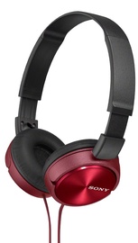 Проводные наушники Sony MDR-ZX310, красный